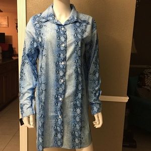 Slither shirt dress